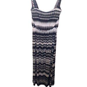 Dress Size Small Olivia Matthews Black  White Maxi Dress